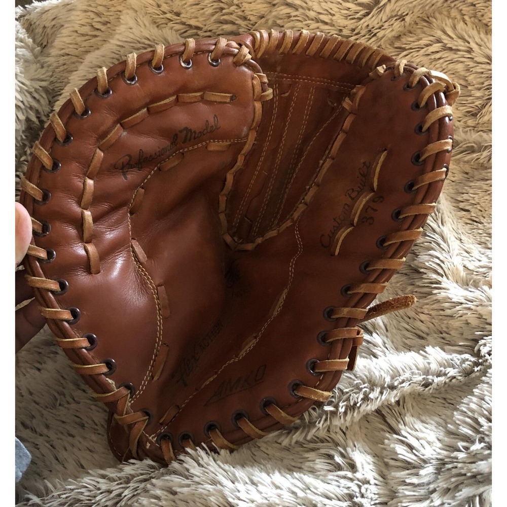 Vintage Amko R Hand Catcher Mit Glove Pro Pocket Custom Built 379 Hex Action EUC